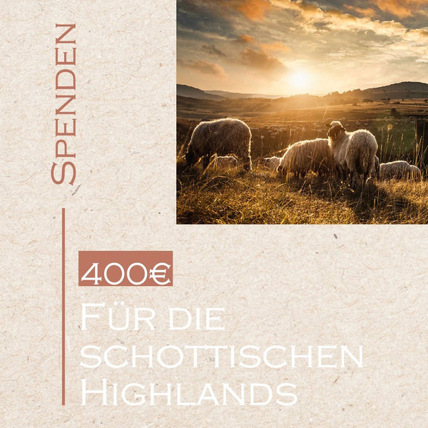 400€ Spenden für die schottischen Highlands!