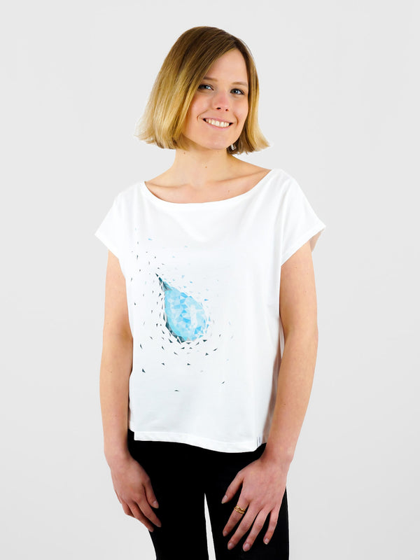 Drops4Future Shirt White - CircleStances